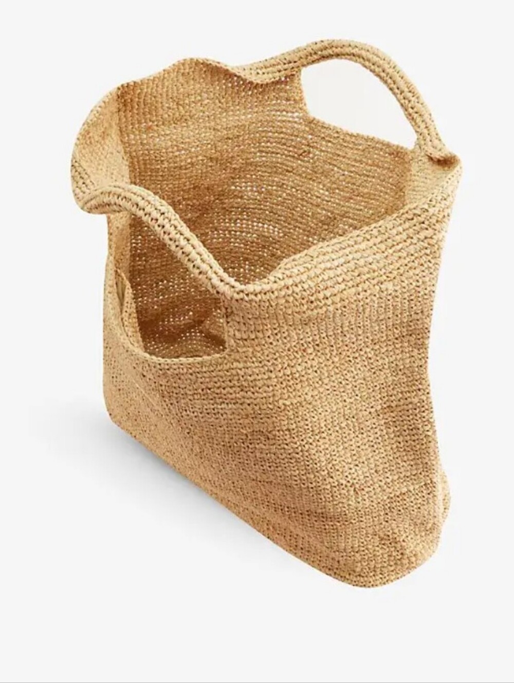 Monday Swimwear Paloma Raffia Tote Bag Large Resort Tropical Quiet Luxury Chic - Picture 5 of 12